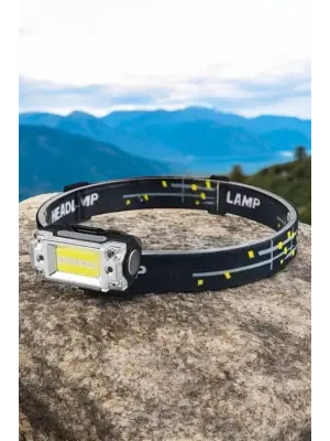 Kafa Lambası Kamp Feneri Balıkçı Feneri Başlıklı Suya Dayanıklı