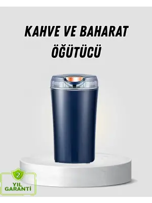 Kahve Ve Baharat Öğütücü Otomatik Mekanizmalı Dayanıklı Çelik