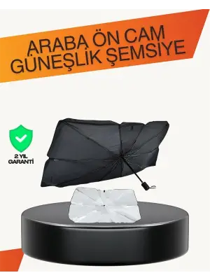 Kalın Kumaşlı Ön Cam Güneşliği – Solmaz, Deforme Olmaz, Uzun Ömürlü