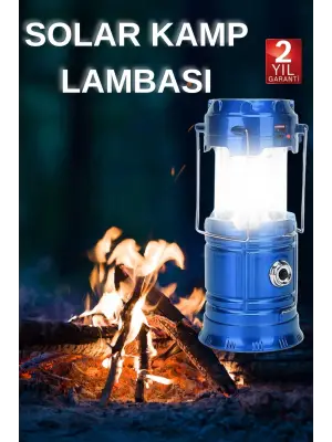 Kamp Lambası El Feneri Askılı Büyük Boy Usb Şarjlı Işıldak