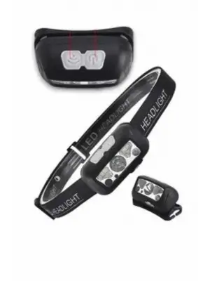 Kamp Lambası Kafa Feneri Kafa Lambası Ayarlanabilir Sensörlü Şarjlı