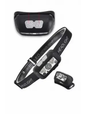 Kamp Lambası Kafa Feneri Kafa Lambası Ayarlanabilir Sensörlü Şarjlı