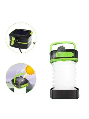 Kamp Lambası Katlanabilir Lamba Solar Şarjlı Led Lamba El Fenerli