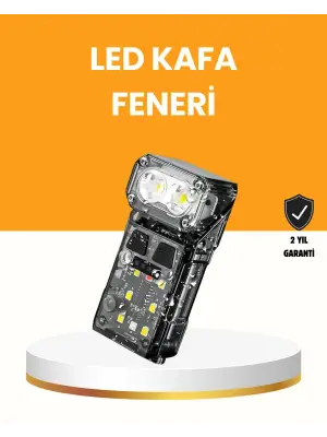 Kamp Ve Outdoor İçin Led Far 10 Saat Pil Sensörlü Manyetik