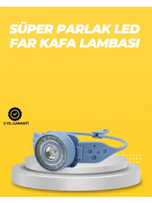 Kampçı Kafa Lambası Su Geçirmez Çok Modlu Led