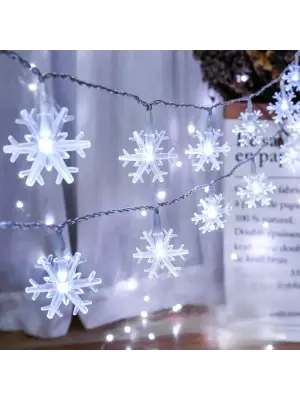 Kar Tanesi Tasarımlı 20 Led Usb Aydınlatma