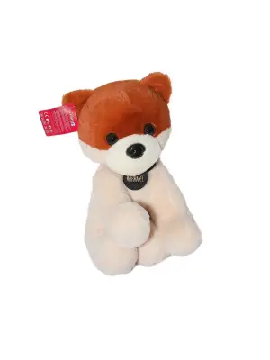 Omarı Yumuşak ve Sevimli 30 cm Kahverengi Köpek Peluş Oyuncak