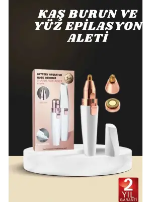Kaş Burun Ve Yüz Epilasyon Aleti Kablosuz Şarjlı Kökten Alan Epilasyon Aleti