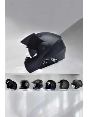 Kask Kulaklığı Motosiklet Intercom Interkom Dinleme Konuşma Özellikli Su Geçirmez