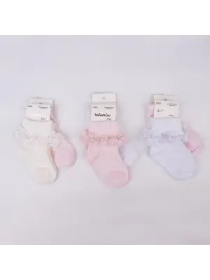 Omarı Renkli Bebek Soket Çorap Seti