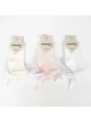 Omarı Renkli Geometrik Desenli Bebek Soket Çorap