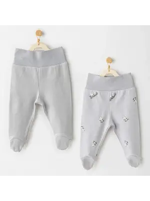 Keep Smiling 2li Pantolon Grey