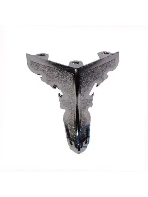 Kelebek Ahşap, Sunta Sandık Ayağı, Kutu Ayak 5,5 Cm - Nikel