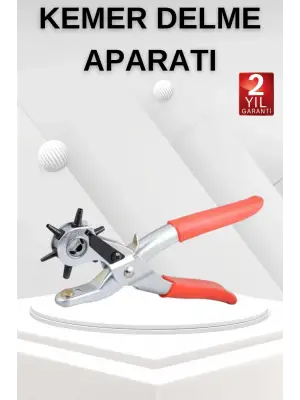 Kemer Delme Makinesi Aleti Kemer Delme Pensi Kumaş Kemer Ayakkabı Deri