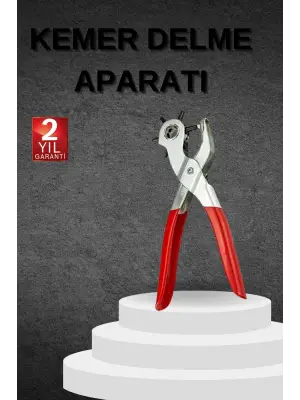 Kemer Delme Pensesi- Kemer Delik Açma Zımbası Paslanmaz Çelik