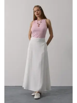 Keten Etek - Beyaz