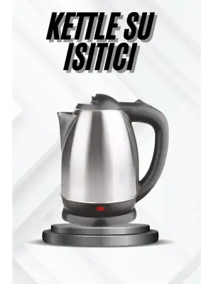 Kettle Su Isıtıcı C F Priz Uyumlu 220 - 240 V Paslanmaz Çelik Kablolu