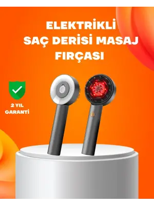 Kırmızı Işık Terapi Saç Derisi Masaj Tarağı 3 Modlu Yağ Hazneli