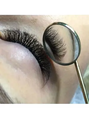 Omarı Profesyonel Kirpik Perma Kontrol Aynası - İpek Kirpikler İçin