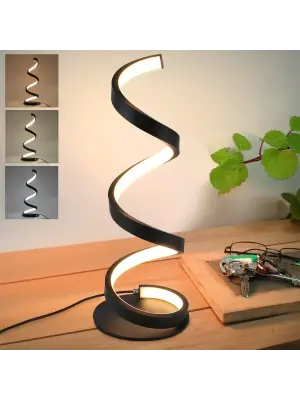 Kıvrımlı Spiral Gece Lambası