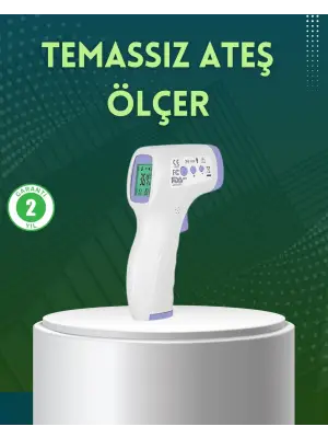 Kızılötesi Temassız Ateş Ölçer Lcd Ekranlı Hassas Termometre
