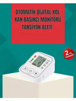 Kol Tipi Lcd Ekranlı Elektronik Tansiyon Monitörü