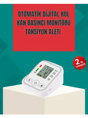 Kol Tipi Lcd Ekranlı Elektronik Tansiyon Monitörü