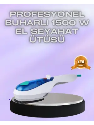 Kompakt Seyahat Tipi Buharlı Ütü Pratik Kırışıklık Açıcı