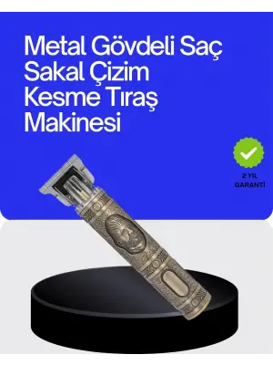 Kompakt Tasarımlı, Güçlü Motorlu Saç Sakal Kesme Makinesi Ve 4 Kılavuz Tarak