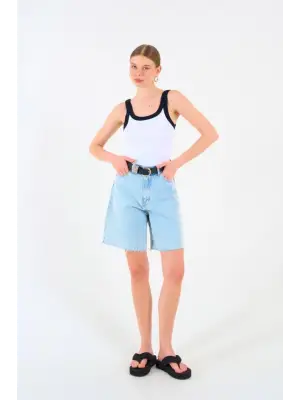 Omarı Konforlu İki Renkli Atlet