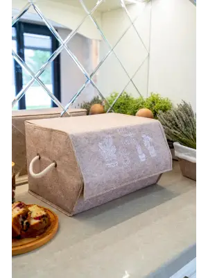 Omarı Köşeli Kapaklı Çok Amaçlı Taşınabilir Organizer Kutu