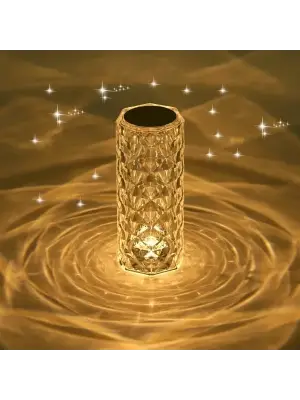 Kristal Led Kumandalı Ve Dokunmatik Masa Lambası