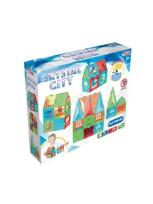 Omarı Parlak Kristal Şehir Oyuncak Seti