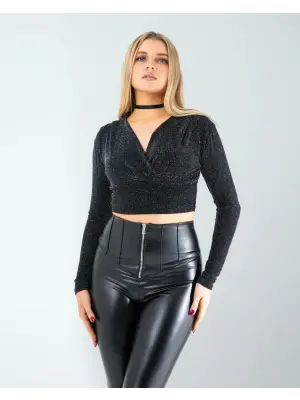 Göz Alıcı Pullu Bluz