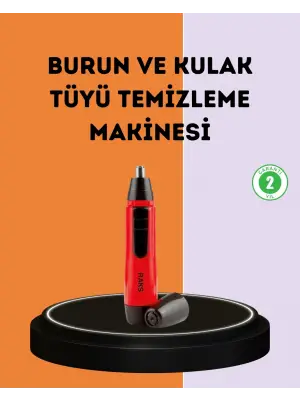 Kulak Burun Tüy Temizleme Makinesi Raks Leo Pilli Kuru Kullanım