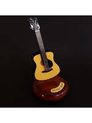 Kurmalı Gitar Müzik Kutusu
