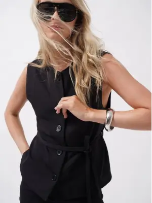 Kuşaklı Dokuma Yelek