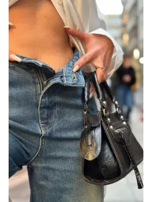 Rahat Lacivert Comfy Jeans Pantolon