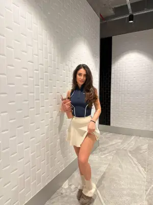 Lacivert Fermuarlı Bilyeli Bluz Kadın Giyim