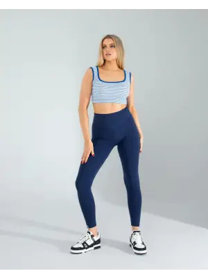 Modern Lacivert Tayt