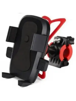 Lastik Destekli Standlı Bisiklet Telefon Tutucu