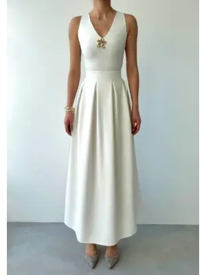 Late Yıldız Detaylı Elbise