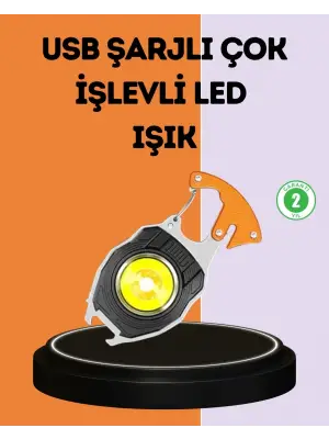 Led Işıklı Acil Durum Düdüklü Anahtarlık Fener