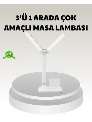Led Işıklı Masa Lambası – Göz Yormayan, Kısılabilir Ve Esnek Başlıklı