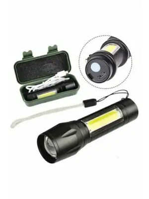 Led Lamba El Feneri Küçük Taşınabilir Usb Şarjlı Acil Durum Lambası