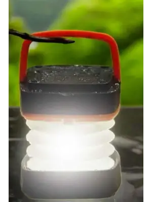 Led Lamba Kamp Lambası Hafif Taşınabilir Şarj Süreli Akordeon El Fenerli