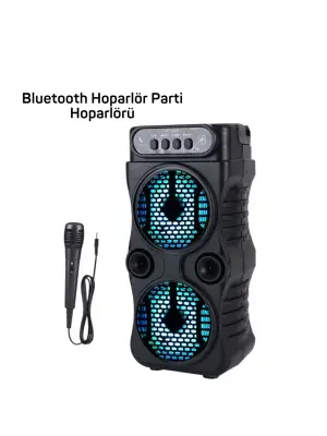 Led Parti Işıklı Bluetooth Hoparlör