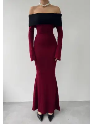 Omarı Yazın Şıklığı: Madonna Yaka Elbise