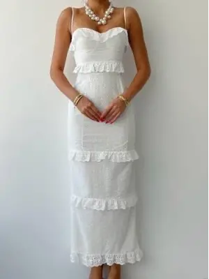 Lere Ip Askılı Elbise