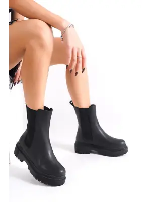 Omarı Rahat Tabanlı Bağcıksız Günlük Bayan Bot - Siyah